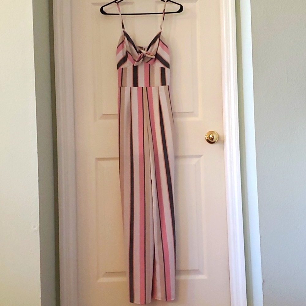 Striped Jumpsuit